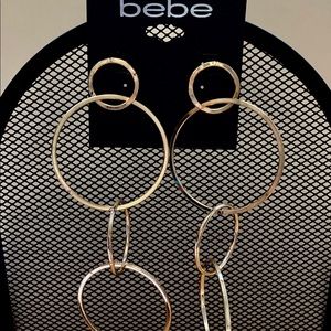 Bebe Hoop Earrings